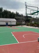 江西黎川丙烯酸籃球場